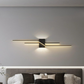 HDC 600mm Long Linear Black LED Line Light Zig Zag Wall Lamp - Tricolor