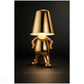 Hdc Nordic Golden/Silver Luxury Portable LED Desk Lamp Cafe Bar Restaurant Standing Stylish Little Golden Man Home Decoration Night Light