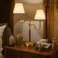Hdc American Simple Decorative Table Lamp with 2 Lamps for Living Room Sofa Side Table Lamp