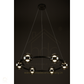 HDC Italian Minimalist Design Modern Chandelier for Sophisticated Living and Bedrooms E27 Base Middle Lamp Size for Hotels