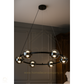 HDC Italian Minimalist Design Modern Chandelier for Sophisticated Living and Bedrooms E27 Base Middle Lamp Size for Hotels