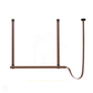 HDC Morden Minimalist Leather Belt Chandeliers Pendant Lights Led Pendant Light Art Decoration Chandeliers for Hotel
