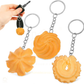HDC Swirl Cookie Keyring | Cute Foodie-Inspired Accessory
