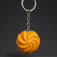 HDC Swirl Cookie Keyring | Cute Foodie-Inspired Accessory