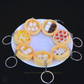 HDC Mini Steamed Dumpling Basket Keyring | Cute Food-Themed Accessory Keyring
