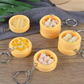 HDC Mini Siu Mai Basket Keyring | Quirky Dim Sum Lover’s Charm Keyring
