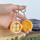 HDC Mini Siu Mai Basket Keyring | Quirky Dim Sum Lover’s Charm Keyring