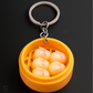 HDC Mini Bunny Bun Basket Keyring | Cute Food-Themed Accessory Keyring