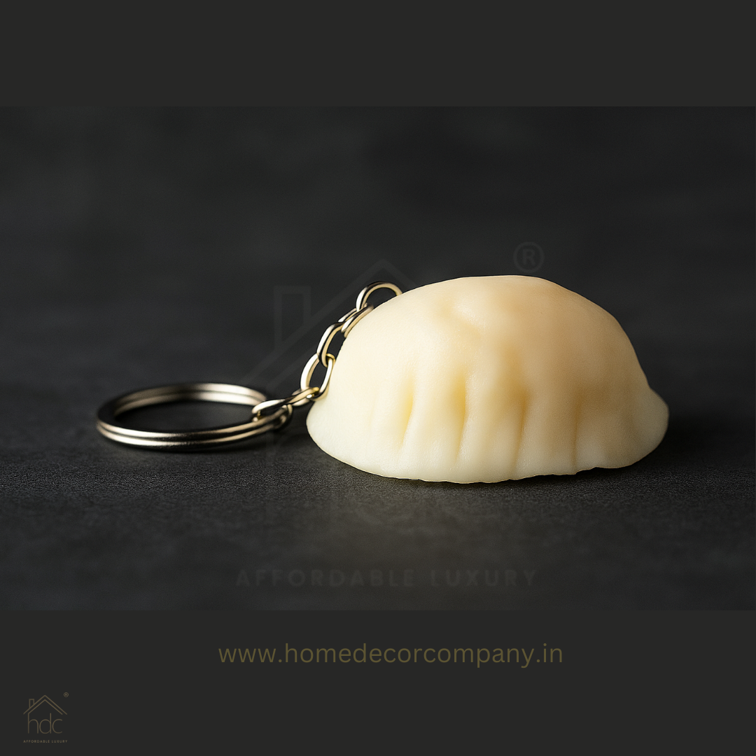 HDC Mini Momo Dumpling Keyring | Cute Food-Themed Accessory
