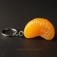 HDC Mini Orange 2 Slice Keyring | Fun Fruit-Inspired Accessory