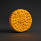 HDC Mini Cream Biscuit Fridge Magnet | Fun Food-Inspired Décor Set Of 1