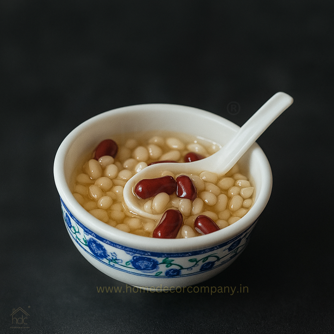 HDC Mini Red Bean & Rice Bowl | Realistic Food Replica Miniature Set O