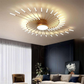 HDC 28+1, 42+1 Light Gold Body Acrylic Led Chandelier Ring For Living Room Lamp - Warm White