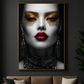 Hdc Modern Luxury Wall Art Bold Glamour Portrait Canvas Painting Home Decor Crystal Wall Painting