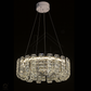 Hdc 600mm Luxury Crystal Halo Chandelier Modern Round LED Chandelier Light