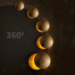 Hdc Modern Eclipse 360° Rotating Design Lights For living room, bedroom, hallway Wall lights