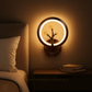 Hdc Modern LED Tree Ring Rosegold Wall Lamp For living room, bedroom, hallway
