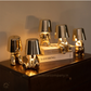 Hdc Little Golden/Silver Man Sitting Stylish Nordic Golden Luxury Portable LED Desk Lamp Cafe Bar Restaurant Home Decoration Night Light