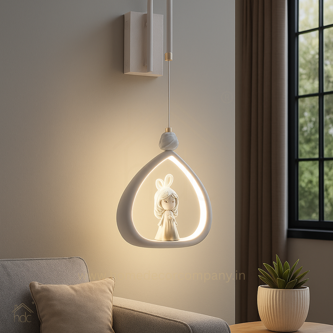Hdc Kids’ Bunny Doll Wall Lamp LED Night Light Wall Sconce for Childrens Room Bedroom Nursery Kids Lights
