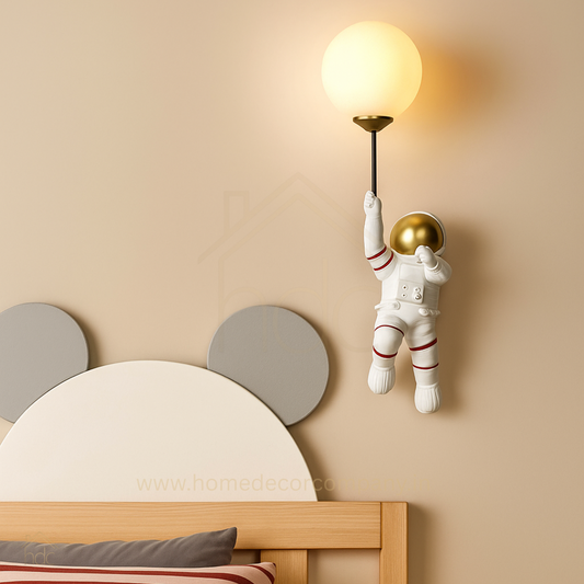 Hdc Kids’ Astronaut Wall Lamp Night Wall Scone Light For Childrens Room Bedroom Nursery Kids Lights