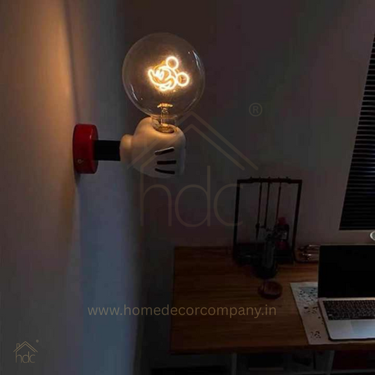 Hdc Modern Mickey Mouse Handheld Cartoon Minimalist Night Light for Children's Bedroom Personalized Creative Bedside Wall