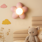 Hdc Kids’ Flower Pink LED Night Light Wall Lamp Cute Pastel Pink Flower-Shaped Design