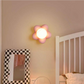Hdc Kids’ Flower Pink LED Night Light Wall Lamp Cute Pastel Pink Flower-Shaped Design