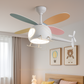 Hdc Kids’ Helicopter Ceiling Fan with LED Light Multi-Color Blades Airplane Chandelier