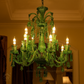 HDC 8 Lights Green Italian Imperial Emerald Crystal Chandelier For Living Room