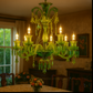 HDC 8 Lights Green Italian Imperial Emerald Crystal Chandelier For Living Room