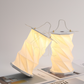 HDC New Trending Creative Folding Paper Table Lamp Novelty Lantern LED Night Light Home Decor Craft