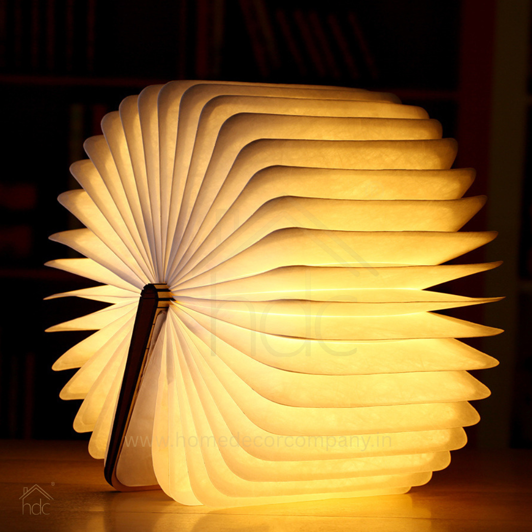 HDC Book Light Night Light Table Lamp Wireless LED Lamps Creative Folding Gift Souvenirs Page Turning Decor