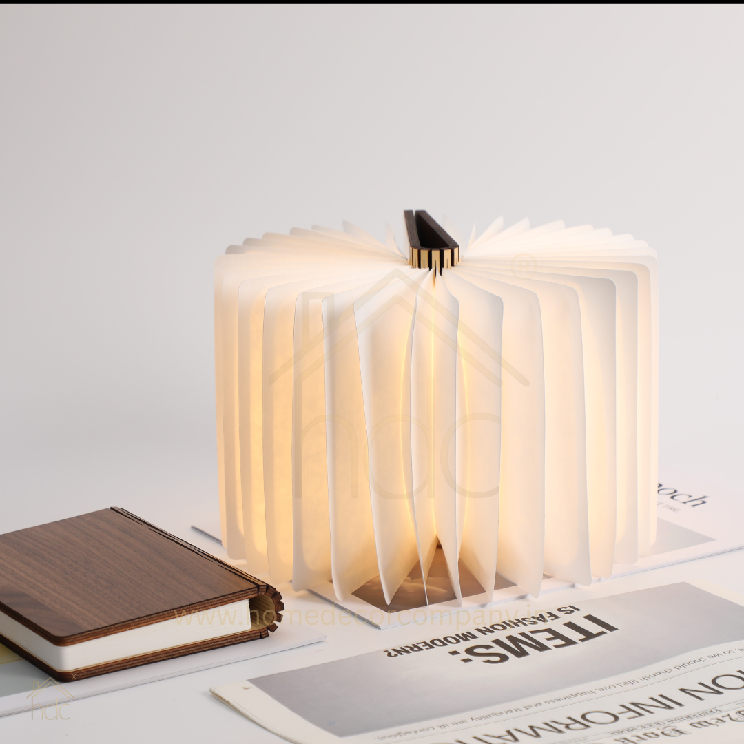 HDC Book Light Night Light Table Lamp Wireless LED Lamps Creative Folding Gift Souvenirs Page Turning Decor