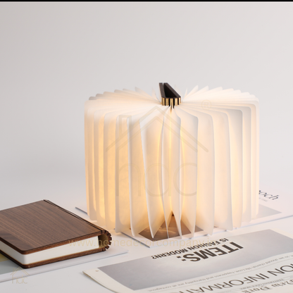 HDC Book Light Night Light Table Lamp Wireless LED Lamps Creative Folding Gift Souvenirs Page Turning Decor