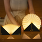 HDC Rotating Folding Paper Lamp Folding Night Light Foldable Mood Lamp Home & Office Decor