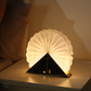 HDC Rotating Folding Paper Lamp Folding Night Light Foldable Mood Lamp Home & Office Decor