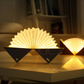 HDC Rotating Folding Paper Lamp Folding Night Light Foldable Mood Lamp Home & Office Decor