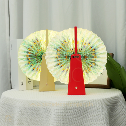 HDC New Trending Creative ABS Folding Paper Lamp Night Light Type-C Rechargeable LED Lights