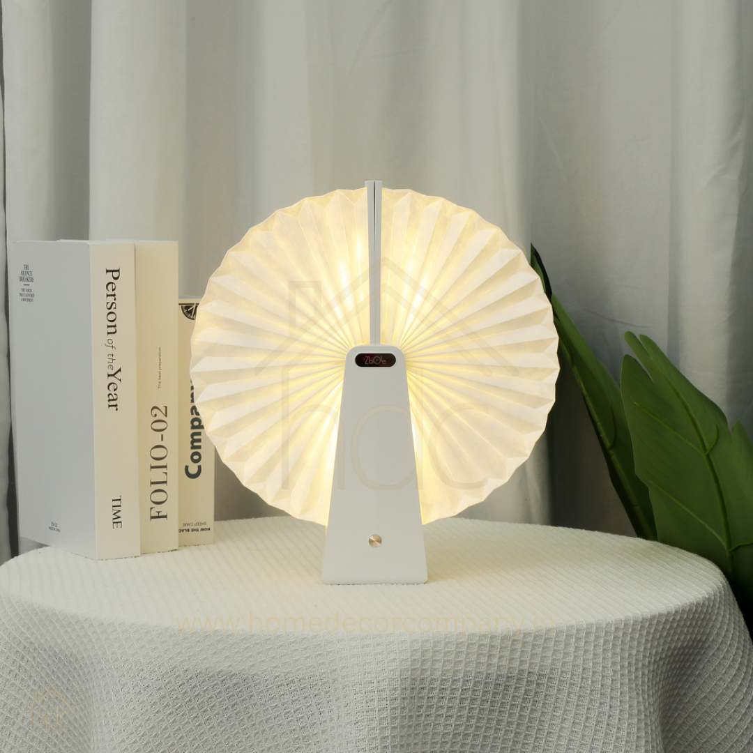 HDC New Trending Creative ABS Folding Paper Lamp Night Light Type-C Rechargeable LED Lights