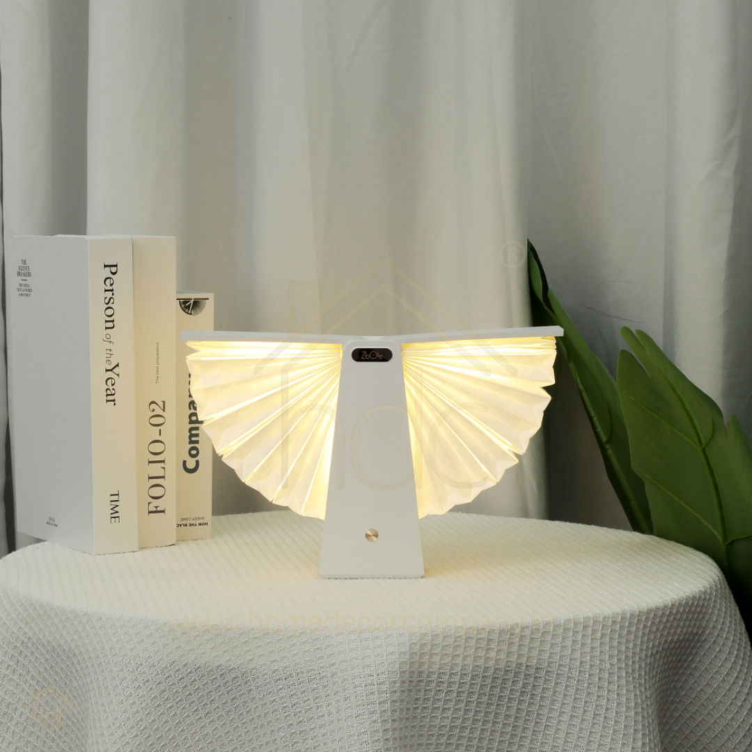 HDC New Trending Creative ABS Folding Paper Lamp Night Light Type-C Rechargeable LED Lights