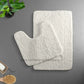 Hdc 40*60, 40*50 CM Modern Everyday Microfiber Anti Skid & Super Absorbent Ultra Soft Bathmat and Shaggy Floor Mats, Non-Slip, Rug for Home, Kitchen and Bathroom, 2 PC Set colour (White)