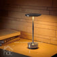 Hdc Wireless Table Lamp, Rechargeable Battery LED Desk Lamp with Touch Control and 3 Color Stepless Dimming,USB Charging Portable Lamp for Restaurant/Camping/Bar/Bedroom(Grey)
