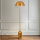 Hdc Antique Brass Metal Floor lamp with Shade Living Room Standing lamp