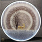 Hdc Modern Beautyful Round LED Crystal Painting for Home Decor Of Living Room Three-Dimensional LED Light Wall Art (DIA-32 IN)