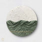 HDC Exclusive Hand Crafted Painting Image Shows a Round  textured mixed media artwork mounted on a circular canvas , Possibly a Painting or Sculpture, Featuring a Textured Design