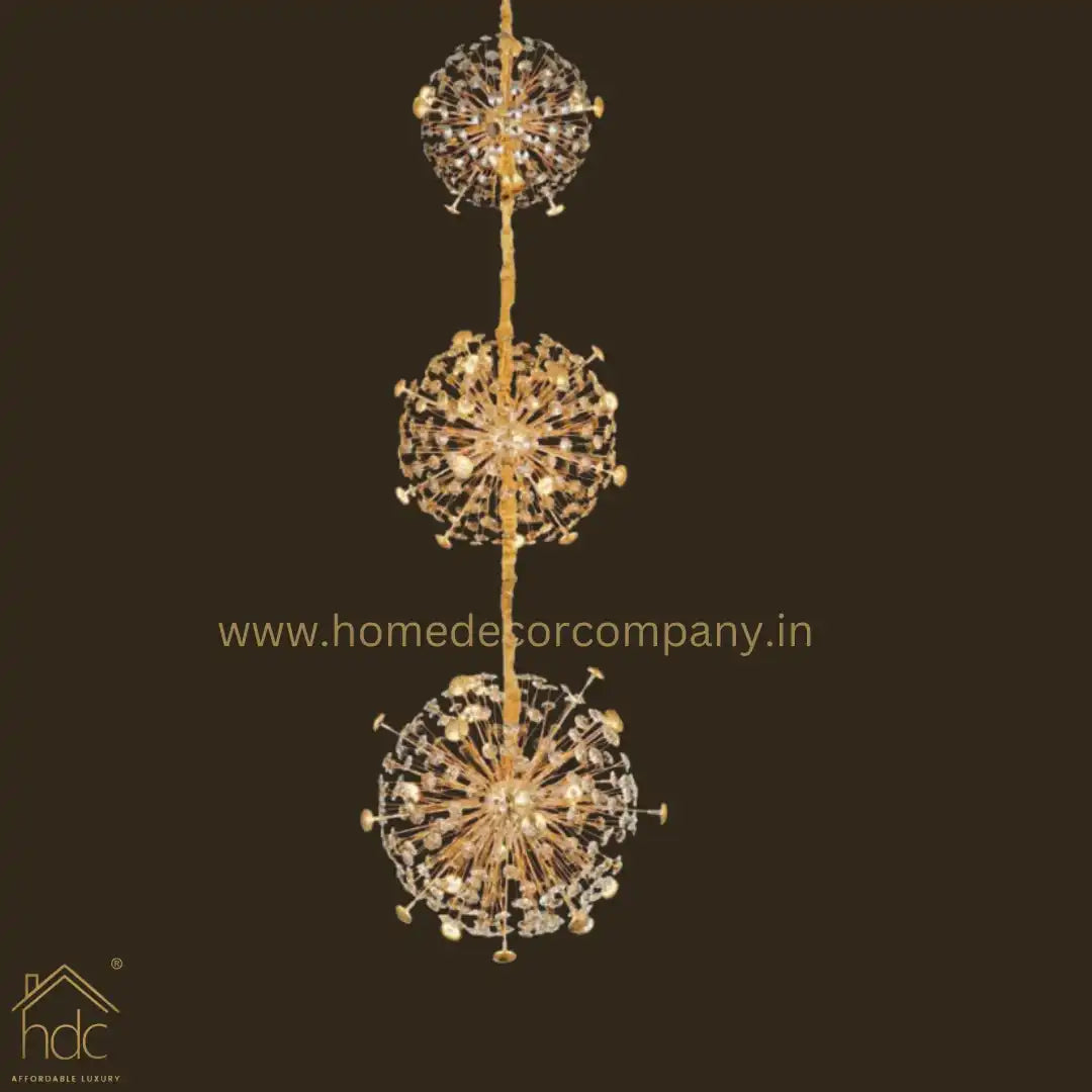 HDC 3 Fireworks Double Height Chandelier