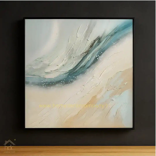 HDC Exclusive Hand Crafted Texture Handmade Painting Modern Living Room Abstract Painting Minimalist art 80*80 CM - HDC Lights