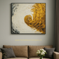 HDC Exclusive Hand Crafted Stunning Painting of a Spiral in Gold and White - HDC Lights