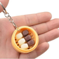 HDC Mini Steamed Roll Basket Keyring | Quirky Food Lover’s Charm