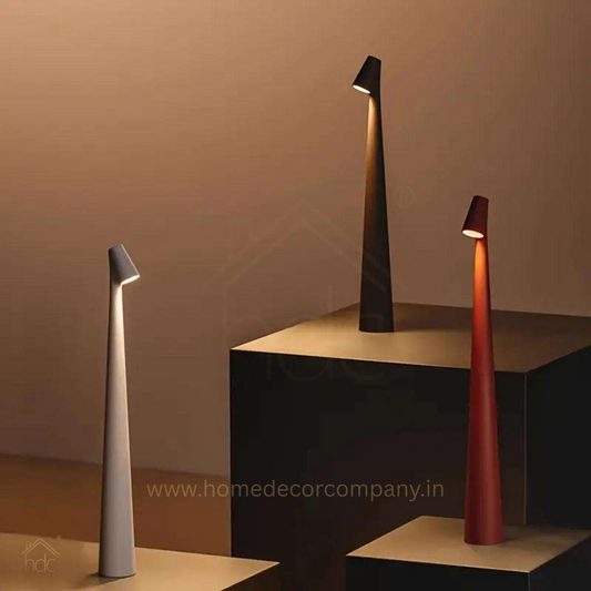 HDC Creative New Portable Charging Desk Lamp Three Level Adjustment Aluminium Atmosphere Wireless Portable Table Light